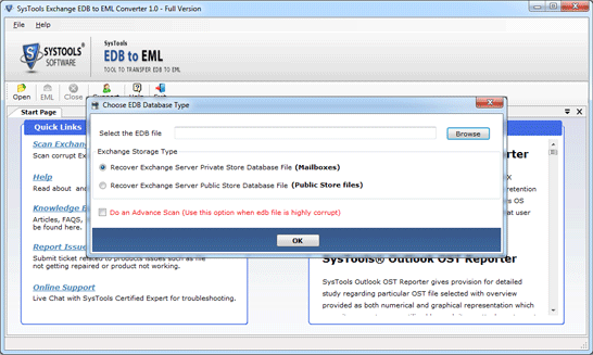 Save Exchange EDB to EML 1.0